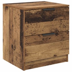 Cabinet de chevet avec tiroir 2 pcs Bois ancien 45 x 39 x 50cm 622226622226