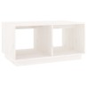 Table basse Blanc 80x50x40 cm Bois massif de pin 622227622227