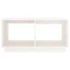 Table basse Blanc 80x50x40 cm Bois massif de pin 622227622227