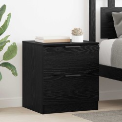 Cabinet de chevet avec tiroir 2 pcs Chêne noir 45 x 39 x 50cm 622228622228