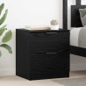 Cabinet de chevet avec tiroir 2 pcs Chêne noir 45 x 39 x 50cm 622228622228