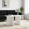 Table basse Blanc 87 x 50 x 45 cm Bois d’ingénierie 622232622232