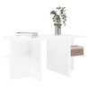 Table basse Blanc 87 x 50 x 45 cm Bois d’ingénierie 622232622232