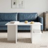 Table basse Blanc 87 x 50 x 45 cm Bois d’ingénierie 622232622232