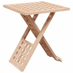 Table basse Marron 33 x 33 x 40,5 cm Bois de noyer massif 622233622233