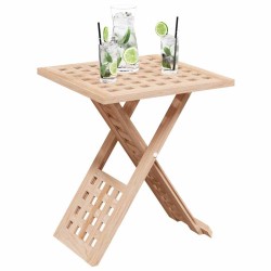 Table basse Marron 33 x 33 x 40,5 cm Bois de noyer massif 622233622233