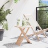 Table basse Marron 33 x 33 x 40,5 cm Bois de noyer massif 622233622233