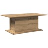 Table basse chêne artisanal 102x55,5x40 cm bois d'ingénierie 622234622234