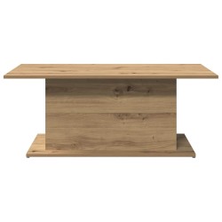 Table basse chêne artisanal 102x55,5x40 cm bois d'ingénierie 622234622234