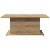 Table basse chêne artisanal 102x55,5x40 cm bois d'ingénierie 622234622234