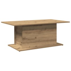 Table basse chêne artisanal 102x55,5x40 cm bois d'ingénierie 622234622234