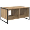 Table basse Chêne artisan 80 x 50 x 40 cm Bois d'ingénierie 622238622238