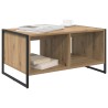 Table basse Chêne artisan 80 x 50 x 40 cm Bois d'ingénierie 622238622238