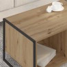 Table basse Chêne artisan 80 x 50 x 40 cm Bois d'ingénierie 622238622238