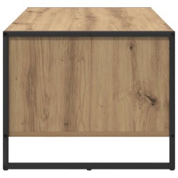 Table basse Chêne artisan 80 x 50 x 40 cm Bois d'ingénierie 622238622238