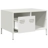 Table basse blanc 68,5x50x43,5 cm acier laminé à froid 622239622239