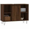 Armoire salle de bain chêne marron 80x33x60cm bois d'ingénierie 622240622240
