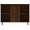 Armoire salle de bain chêne marron 80x33x60cm bois d'ingénierie 622240622240