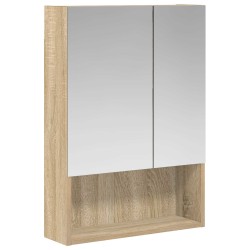 Armoire Miroir de Salle de Bain Chêne Sonoma 50 x 14,5 x 70 cm 622241622241