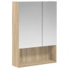 Armoire Miroir de Salle de Bain Chêne Sonoma 50 x 14,5 x 70 cm 622241622241
