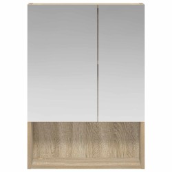 Armoire Miroir de Salle de Bain Chêne Sonoma 50 x 14,5 x 70 cm 622241622241