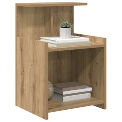 Cabinet de chevet 2 pc Chêne artisanal 40 x 35 x 60 cm 622242622242