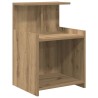 Cabinet de chevet 2 pc Chêne artisanal 40 x 35 x 60 cm 622242622242