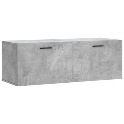 Armoire murale gris béton 100x36,5x35 cm bois d'ingénierie 622243622243