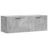 Armoire murale gris béton 100x36,5x35 cm bois d'ingénierie 622243622243