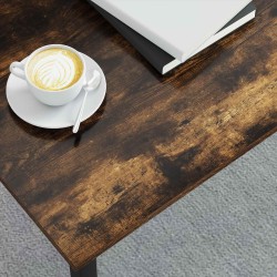 Table basse Chêne Fumé 100 x 50 x 45 cm Bois d'ingénierie 622249622249