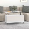 Table basse Blanc brillant 90x44,5x45 cm Bois d'ingénierie 622250622250