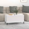 Table basse Blanc brillant 90x44,5x45 cm Bois d'ingénierie 622250622250