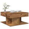 Table basse vieux bois 55x55x30 cm bois d'ingénierie 622251622251