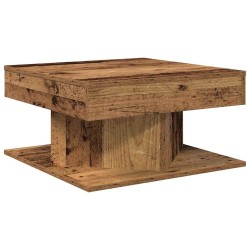 Table basse vieux bois 55x55x30 cm bois d'ingénierie 622251622251