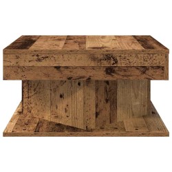 Table basse vieux bois 55x55x30 cm bois d'ingénierie 622251622251