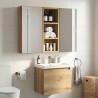 Armoire murale de salle de bain Chêne artisan 20 x 10 x 50 cm 622253622253