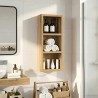 Armoire murale de salle de bain Chêne artisan 20 x 10 x 50 cm 622253622253
