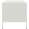 Table basse blanc 68x50x50,5 cm acier 622254622254