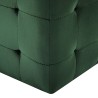 2 pcs Tables de chevet Vert 30x30x30 cm Tissu velours 622264622264