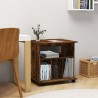 Armoire roulante Chêne fumé 60x45x60 cm Bois d'ingénierie 622272622272