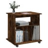 Armoire roulante Chêne fumé 60x45x60 cm Bois d'ingénierie 622272622272