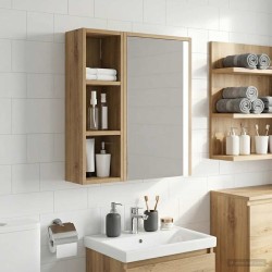 Armoire murale de salle de bain Chêne artisan 20 x 16 x 62,5 cm 622273622273