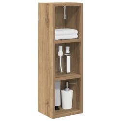 Armoire murale de salle de bain Chêne artisan 20 x 16 x 62,5 cm 622273622273