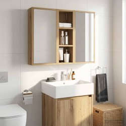 Armoire murale de salle de bain Chêne artisan 20 x 16 x 62,5 cm 622273622273