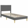 Cadre de lit Gris foncé 90 x 200 cm Polyester 622279622279