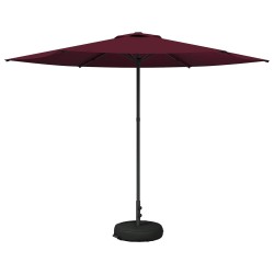 Parasol de jardin avec base 300 x 300 cm Polyester 622281622281