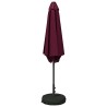 Parasol de jardin avec base 300 x 300 cm Polyester 622281622281
