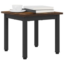 Table basse Chêne Fumé 40 x 40 x 36 cm Bois d'ingénierie 622286622286