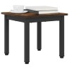Table basse Chêne Fumé 40 x 40 x 36 cm Bois d'ingénierie 622286622286
