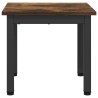 Table basse Chêne Fumé 40 x 40 x 36 cm Bois d'ingénierie 622286622286